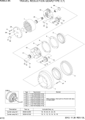 TRAVEL REDUCTION GEAR(TYPE 3,7)