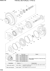 TRAVEL MOTOR(2/2, TYPE 6)