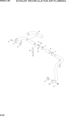 EXHAUST RECIRCULATION AIR PLUMBING