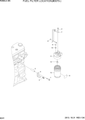 FUEL FILTER LOCATION(#0070-)