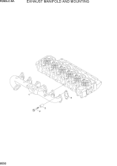 EXHAUST MANIFOLD AND MOUNTING