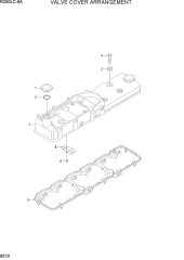 VALVE COVER ARRANGEMENT