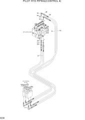 PILOT HYD PIPING(CONTROL 4)