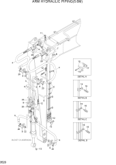 ARM HYDRAULIC PIPING(5.6M)