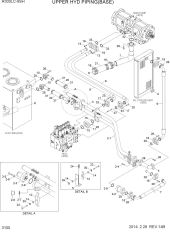 UPPER HYDRAULIC PIPING(BASE)