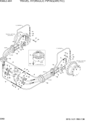 TRAVEL HYDRAULIC PIPING(ARCTIC)