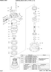 SWING MOTOR (TYPE 3, 4)