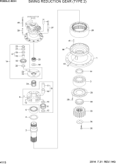SWING REDUCTION GEAR (TYPE 2)