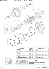 TRAVEL MOTOR(2/2, TYPE 2,3)