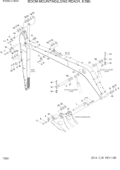 BOOM MOUNTING(LONG REACH, 8.5M)