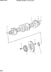 CRANK SHAFT & PULLEY