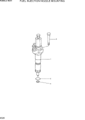 FUEL INJECTION NOZZLE MOUNTING