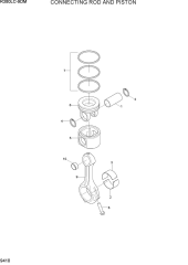 CONNECTING ROD AND PISTON