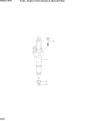 FUEL INJECTION NOZZLE MOUNTING