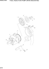 FUEL INJECTION PUMP DRIVE MOUNTING