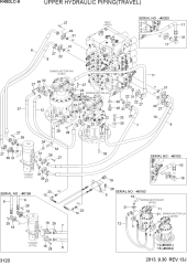 UPPER HYDRAULIC PIPING(TRAVEL)