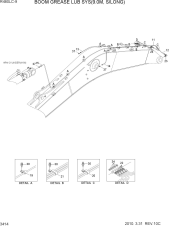 BOOM GREASE LUB SYS(9.0M, S/LONG)
