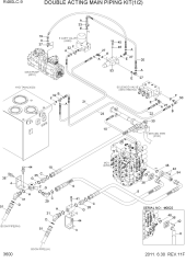 DOUBLE ACTING MAIN PIPING KIT(1/2)
