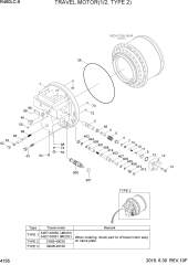 TRAVEL MOTOR(1/2, TYPE 2)