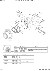 TRAVEL MOTOR(1/2, TYPE 3)