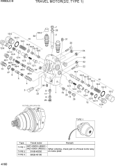 TRAVEL MOTOR(2/2, TYPE 1)