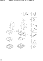 SEAT(SUSPENSION, 2"AIR RIDE, HEATED)