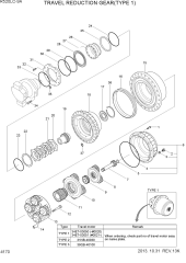 TRAVEL REDUCTION GEAR(TYPE 1)