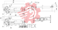 8. Замок поворотный (твист лок) спредера TS45RS-X2-PB-EQ (регулировка)