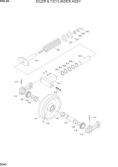 IDLER & T/CYLINDER ASSY