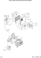 AIR CONDITIONER MOUNTING-ENGINE