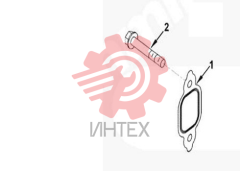 Крепление выпускного коллектора