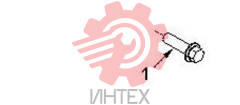 Болт патрубка