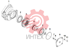 Механизм отбора мощности рабочего насоса 29050013011