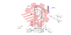 Крепления цилиндра наклона 15.C010.062