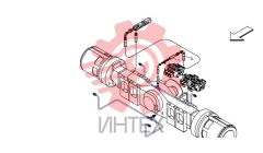 Система гидравлическая охлаждения рабочего тормоза 35.B052.038