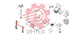 Сиденье и колонка рулевая с комплектующими 50.F010.082