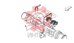 Система гидравлическая охлаждения рабочего тормоза 35.B052.027