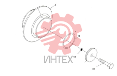 Фланец коробки передач 08-819