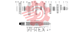 Вал в сборе