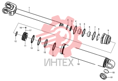 Цилиндр рулевой в сборе (3713CH)