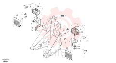 Lamp bracket, left ZM2800602