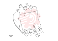 Bucket Tooth VOE11884312
