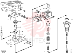 Footbrake valve