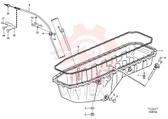Oil dipstick VOE 11423701