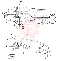 Cable harness VOE 6648311 (2)