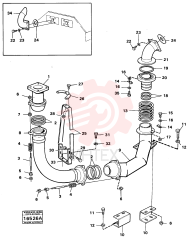 Exhaust pipe VOE 4864073
