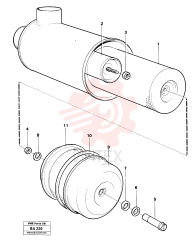 Air cleaner VOE 4881515