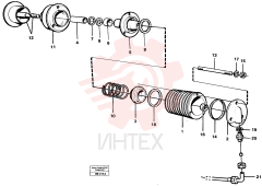 Exhaust pressure governor VOE 478916