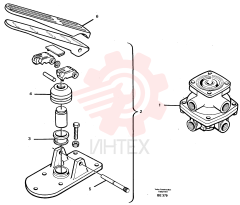 Footbrake Valve VOE 1134519