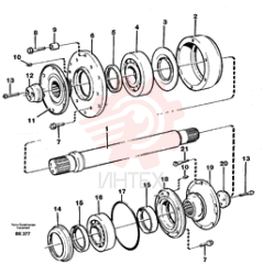 Countershaft VOE 11050943